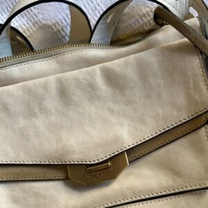 Rag & Bone white leather crossbody bag